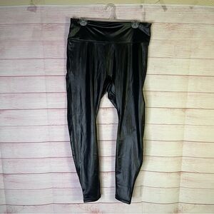 NWT Anywhere Motion365 Black Shine High Waisted Leggings by‎ Fabletics Size XX